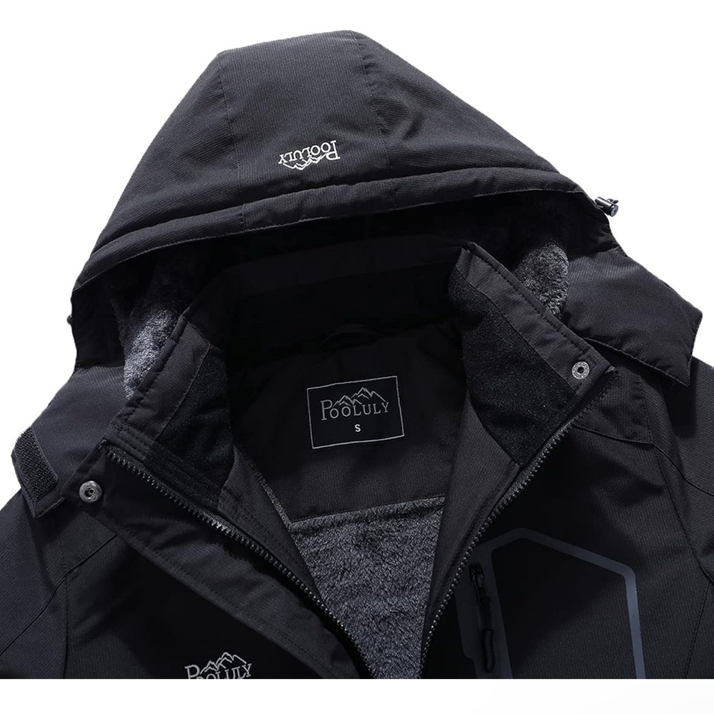 XL  Pooluly Women's Waterproof Jacket - Picture 4 of 9